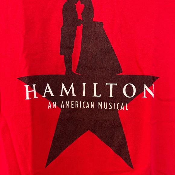 Hamilton Red Women's V-Neck T-Shirt - Picture 2 of 4